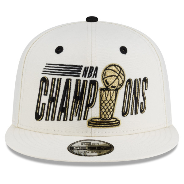 Бейсболка New York Knicks New Era Cream 2026 NBA Finals Champions Parade 9FIFTY