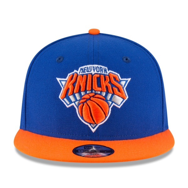 Детская бейсболка New York Knicks New Era Blue/Orange 2026 NBA Finals Champions 9FIFTY