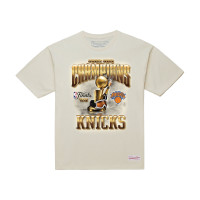 Футболка New York Knicks Mitchell & Ness Cream 2026 NBA Finals Champions