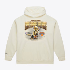 Толстовка New York Knicks Mitchell & Ness Cream 2026 NBA Finals Champions
