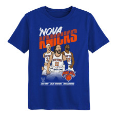 Футболка Preschool Jalen Brunson, Josh Hart & Mikal Bridges Outerstuff Blue Nova Knicks