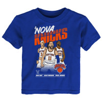 Детская Jalen Brunson, Josh Hart & Mikal Bridges Outerstuff Blue Nova Knicks T-Shirt