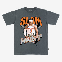 Футболка Unisex New York Knicks Josh Hart SLAM Charcoal