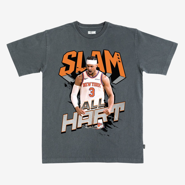 Футболка Unisex New York Knicks Josh Hart SLAM Charcoal