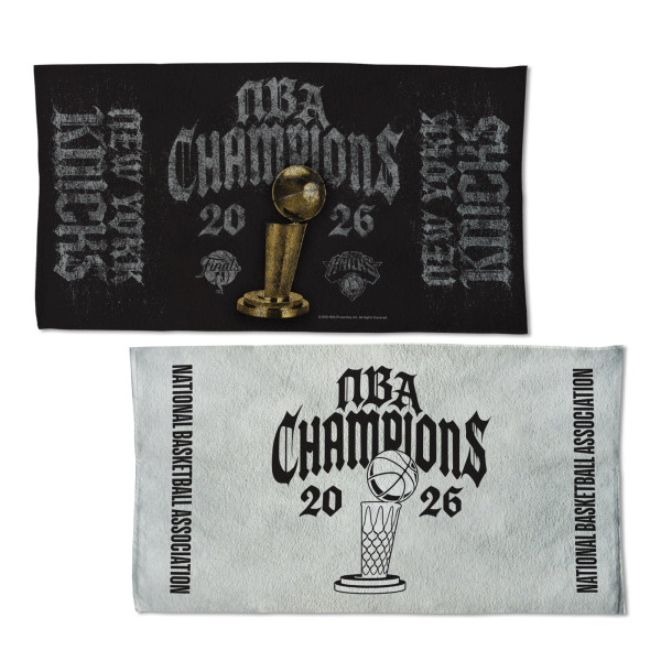 New York Knicks WinCraft 2026 NBA Finals Champions Locker Room 22 x 42 Double-Sided On-Court Celebration Towel