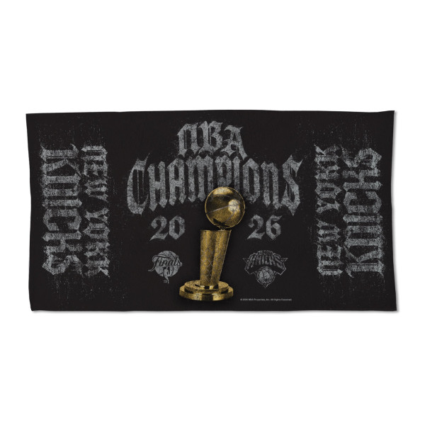 New York Knicks WinCraft 2026 NBA Finals Champions Locker Room 22 x 42 Double-Sided On-Court Celebration Towel