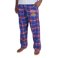 Штаны New York Knicks Concepts Sport Blue/Orange 2026 NBA Finals Champions Ultimate Plaid Flannel