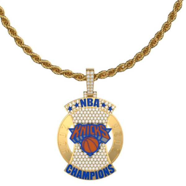 Кулон New York Knicks GLD 2026 NBA Finals Champions Logo