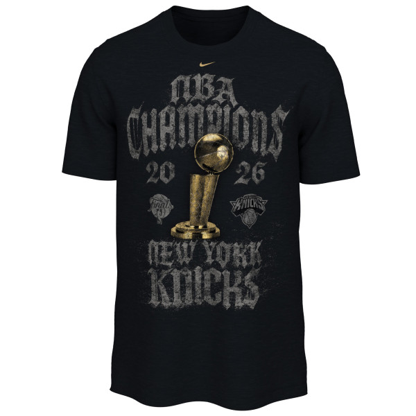 Футболка Unisex New York Knicks Nike Black 2026 NBA Finals Champions Locker Room