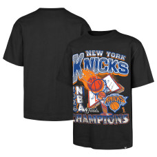 Футболка New York Knicks 47 Black 2026 NBA Finals Champions Foundation