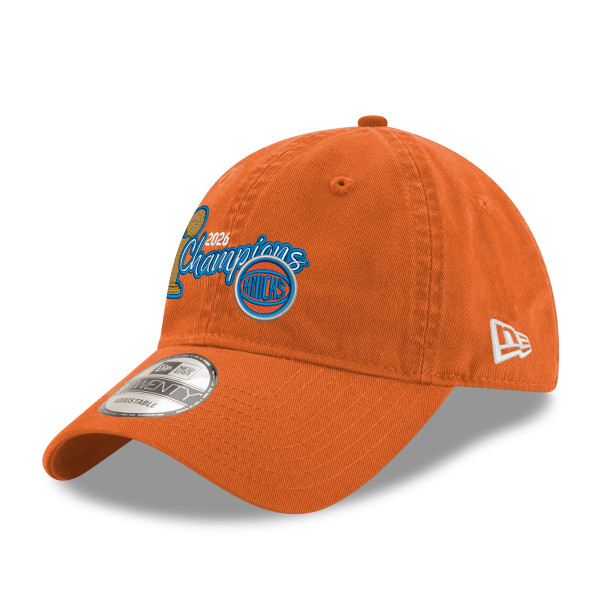 Бейсболка Unisex New York Knicks New Era Orange 2026 NBA Finals Champions 9TWENTY