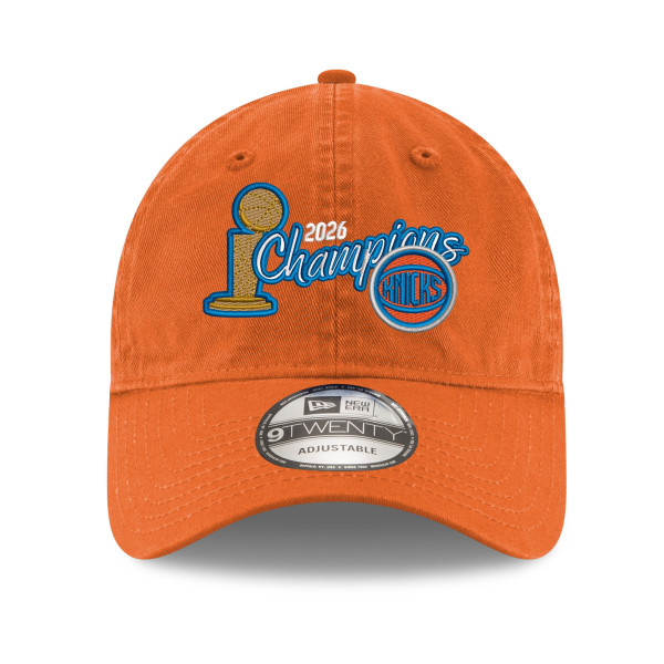 Бейсболка Unisex New York Knicks New Era Orange 2026 NBA Finals Champions 9TWENTY