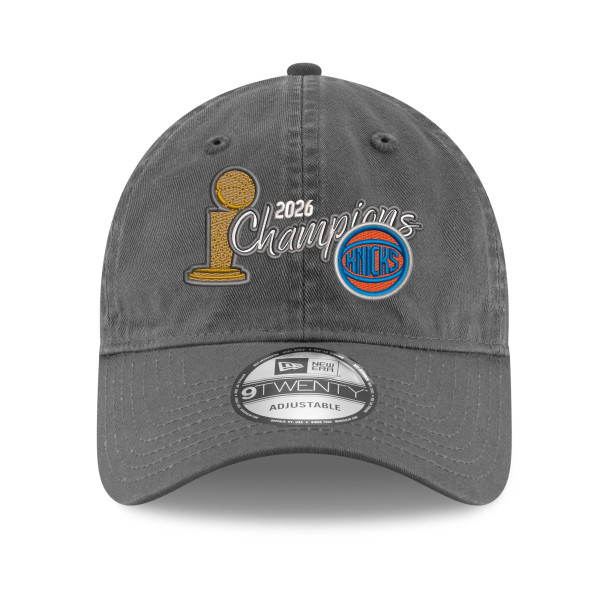 Бейсболка Unisex New York Knicks New Era Graphite 2026 NBA Finals Champions 9TWENTY