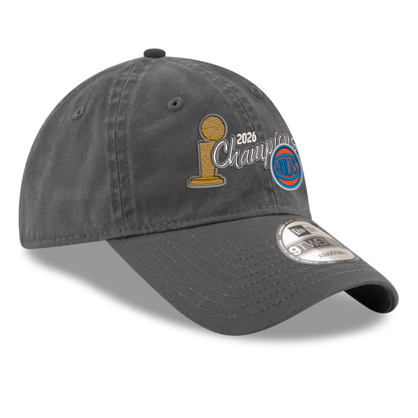 Бейсболка Unisex New York Knicks New Era Graphite 2026 NBA Finals Champions 9TWENTY