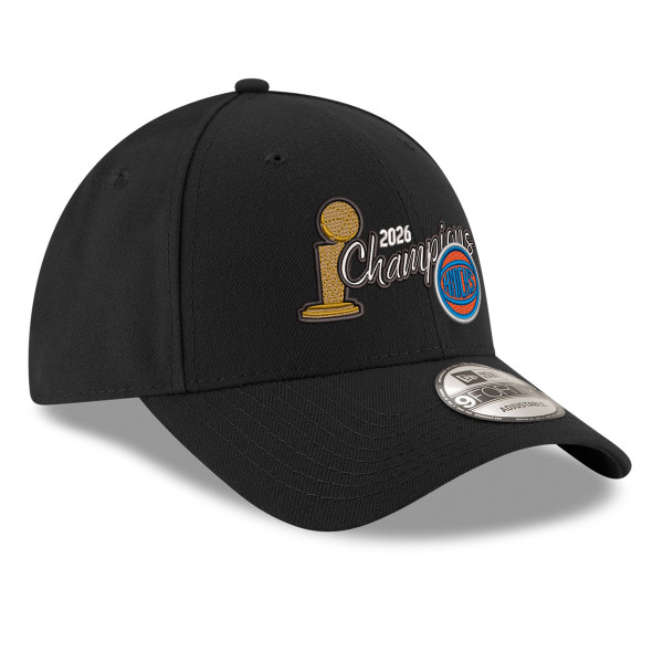 Бейсболка New York Knicks New Era Black 2026 NBA Finals Champions 9FORTY
