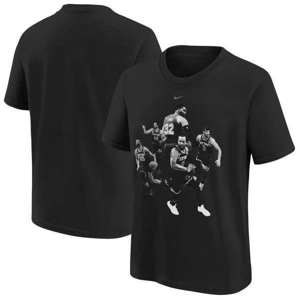 Детская футболка New York Knicks Nike Black Players