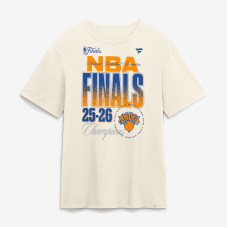 Футболка New York Knicks Cream 2026 NBA Finals Champions Stylized