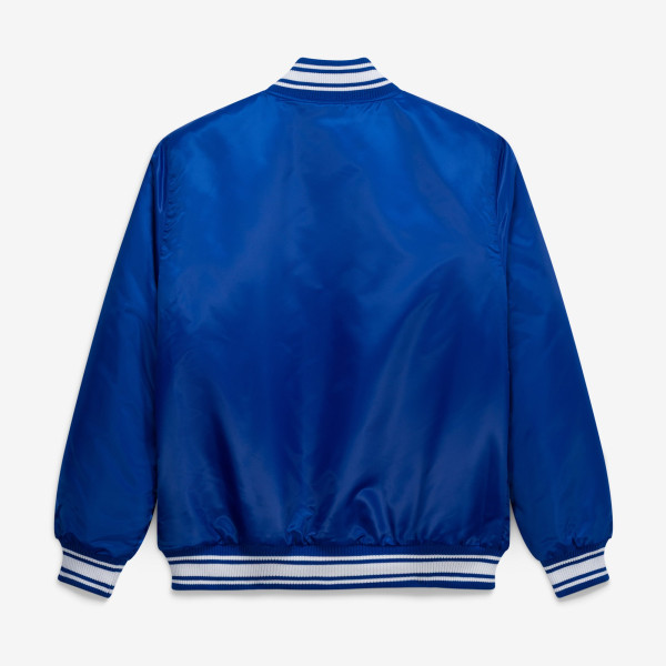 Куртка New York Knicks Starter Blue Final Buzzer Satin Varsity Full-Snap
