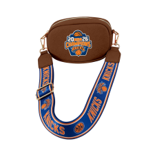Женская New York Knicks Montana West Brown 2026 NBA Finals Champions Crossbody Bag