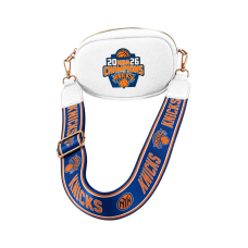 Женская New York Knicks Montana West White 2026 NBA Finals Champions Crossbody Bag