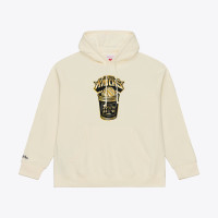 Толстовка New York Knicks Mitchell & Ness Cream 2026 NBA Finals Champions Gold Coffee Cup