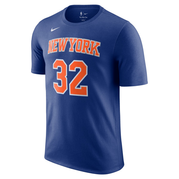Футболка Unisex New York Knicks Karl-Anthony Towns Nike Blue Name & Number - Icon Edition