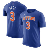 Футболка Unisex New York Knicks Josh Hart Nike Blue Name & Number - Icon Edition