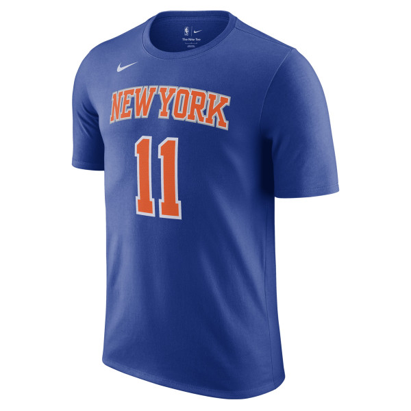 Футболка Unisex New York Knicks Jalen Brunson Nike Blue Name & Number - Icon Edition