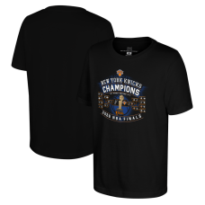 Подростковая New York Knicks Stadium Essentials Black 2026 NBA Finals Champions Bracket T-Shirt