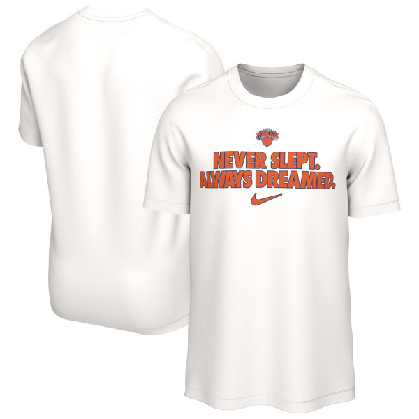 Футболка New York Knicks Nike White Brand Voice