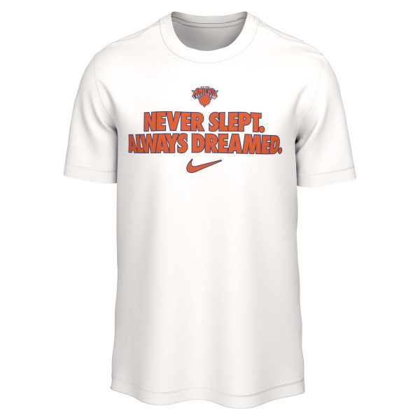 Футболка New York Knicks Nike White Brand Voice