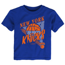 Подростковая New York Knicks Mitchell & Ness Blue Slam Dunk T-Shirt