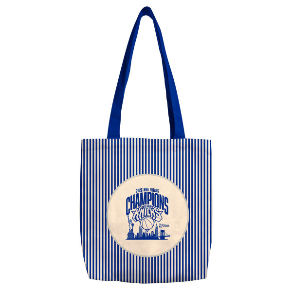 New York Knicks Logo Brands 2026 NBA Finals Champions Canvas Tote