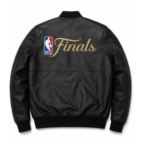Куртка New York Knicks FISLL Black 2026 NBA Finals Champions Team Full-Zip Leather