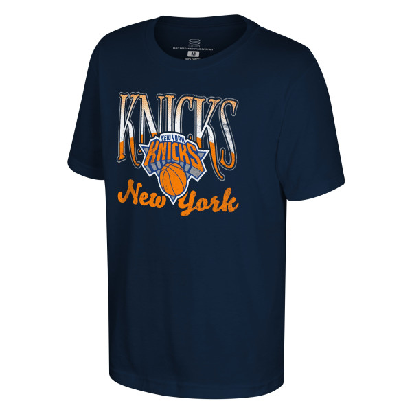 Детская футболка New York Knicks Stadium Essentials Navy Sky High