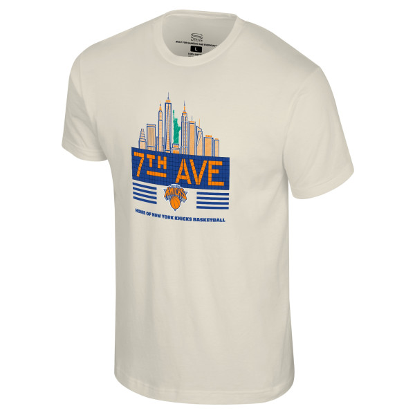 Футболка Unisex New York Knicks Stadium Essentials Natural 7th Avenue Subway