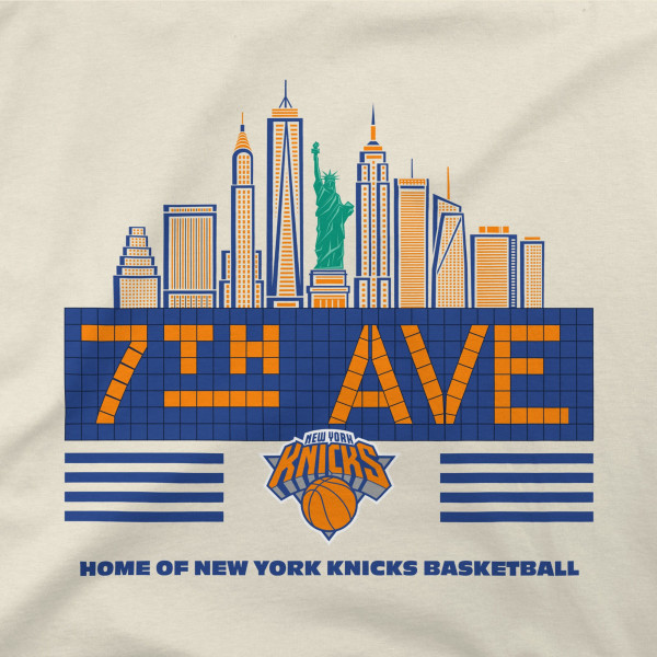 Футболка Unisex New York Knicks Stadium Essentials Natural 7th Avenue Subway