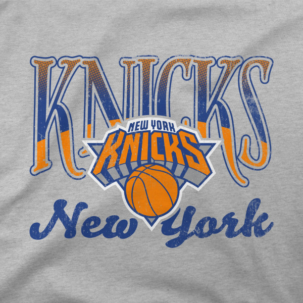 Футболка Unisex New York Knicks Stadium Essentials Heather Gray Sky High