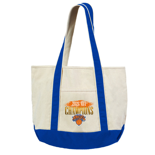 New York Knicks The Northwest Group 2026 NBA Finals Champions Pinnacle Tote Bag