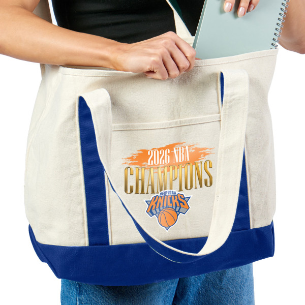 New York Knicks The Northwest Group 2026 NBA Finals Champions Pinnacle Tote Bag