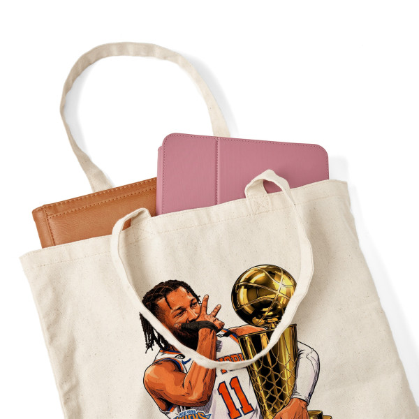 New York Knicks Jalen Brunson The Northwest Group 2026 NBA Finals MVP Celly Tote Bag