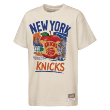 Подростковая New York Knicks Mitchell & Ness Cream Big Apple Energy T-Shirt