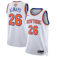 Джерси New York Knicks Nike Unisex 2026 NBA Finals Champions Always 26 Swingman - White - Association Edition