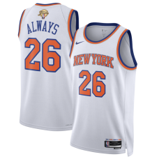 Джерси Unisex New York Knicks Nike White 2026 NBA Finals Champions Always 26 Swingman - Association Edition
