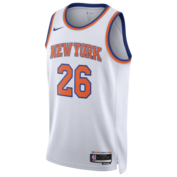 Джерси Unisex New York Knicks Nike White 2026 NBA Finals Champions Always 26 Swingman - Association Edition