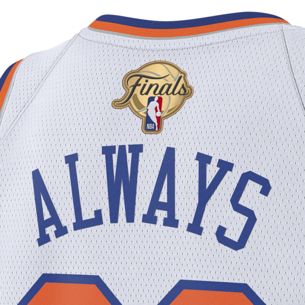 Джерси Unisex New York Knicks Nike White 2026 NBA Finals Champions Always 26 Swingman - Association Edition