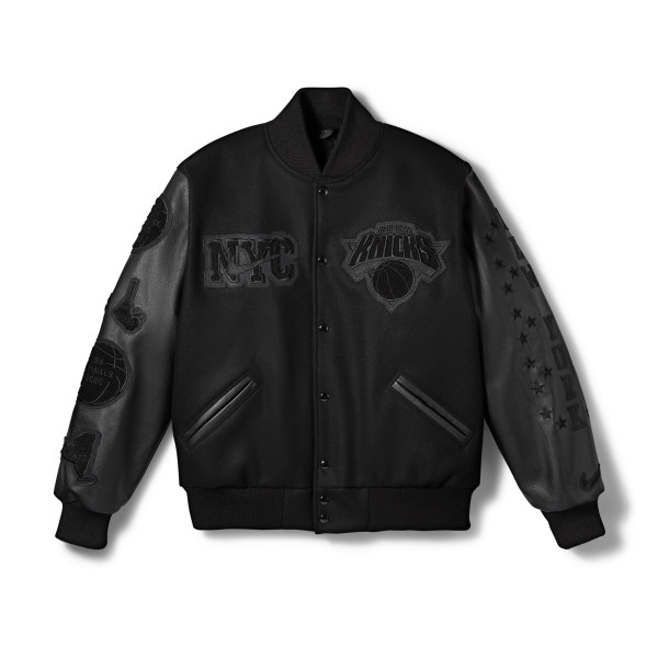Куртка New York Knicks Nike Black 2026 NBA Finals Champions Limited Edition Premium Full-Snap