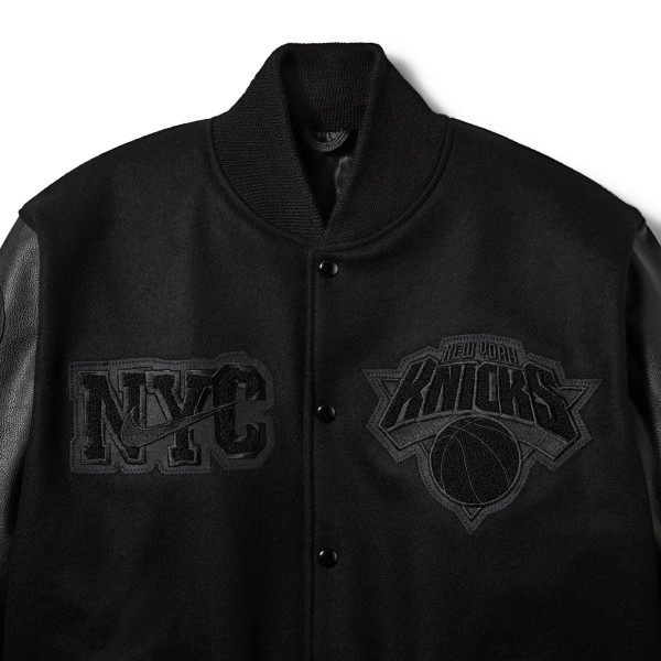 Куртка New York Knicks Nike Black 2026 NBA Finals Champions Limited Edition Premium Full-Snap