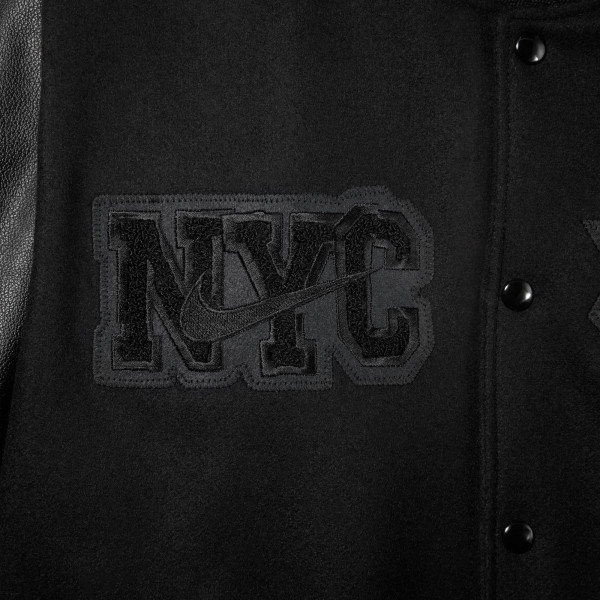 Куртка New York Knicks Nike Black 2026 NBA Finals Champions Limited Edition Premium Full-Snap