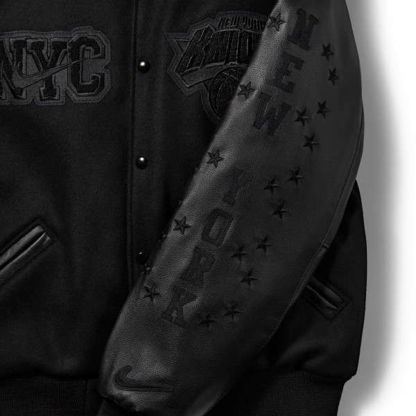 Куртка New York Knicks Nike Black 2026 NBA Finals Champions Limited Edition Premium Full-Snap